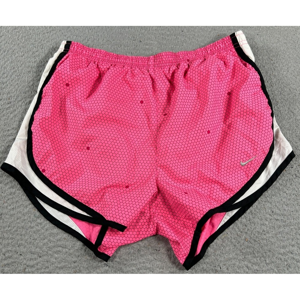 Nike Tempo Shorts Women's Small Pink Honeycomb Athletic Training Running Gym